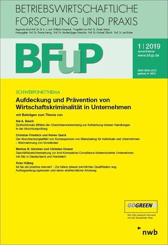 Aufdeckung und Prävention von Wirtschaftskriminalität in Unternehmen