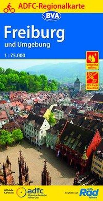 ADFC-Regionalkarte Freiburg und Umgebung 1:75.000, reiß- und wetterfest, GPS-Tracks Download
