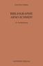 Bibliographie Arno Schmidt