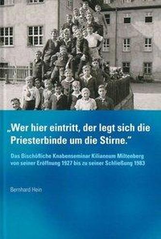 Wer hier eintritt, der legt sich die Priesterbinde um die Stirne