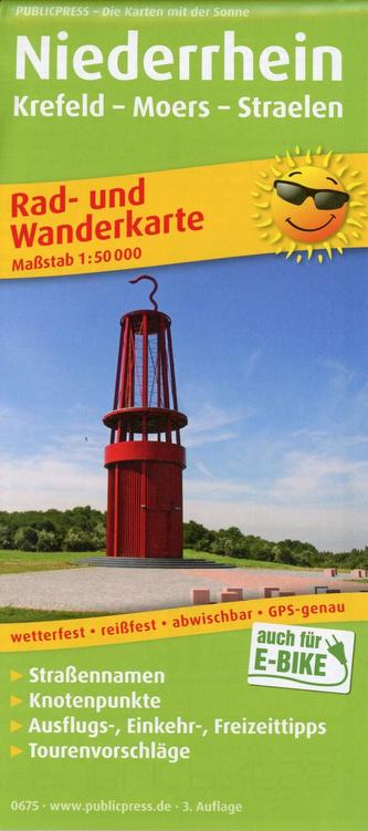 Niederrhein, Krefeld - Moers - Straelen 1:50 000