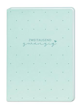 Terminplaner Lederlook A5 Mint (zweitausend zwanzig) 2020