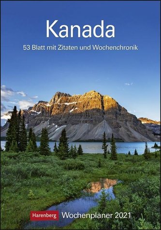 Kanada 2021 Wochenplaner