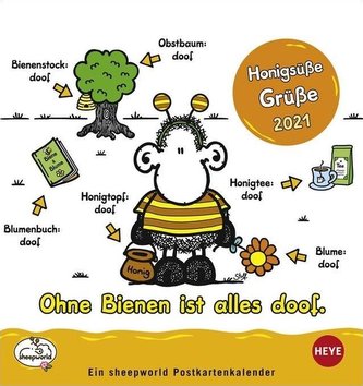 sheepworld Postkartenkalender - Kalender 2021