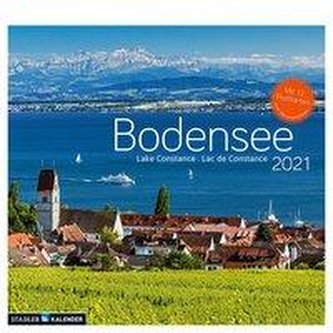 Bodensee 2021. Postkarten-Tischkalender