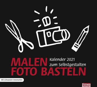 times & more Bastelkalender 2021, schwarz