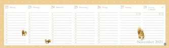 Bastin Wochenquerplaner - Kalender 2021