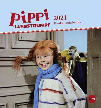 Pippi Langstrumpf Postkartenkalender 2021