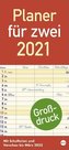 Großdruck Planer für zwei 2021