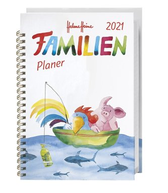 Helme Heine Familienplaner Buch A5 - Kalender 2021