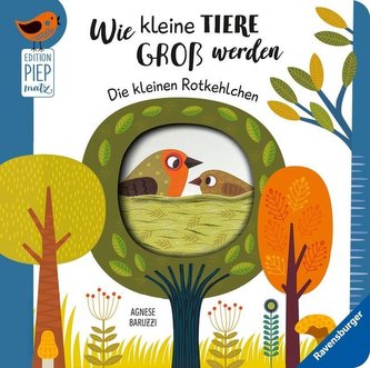 Wie kleine Tiere groß werden. Die kleinen Rotkehlchen