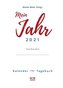 Mein Jahr 2021 - Loseblatt