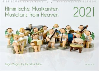 Der Engel-Kalender, ein Musik-Kalender 2021, DIN A3