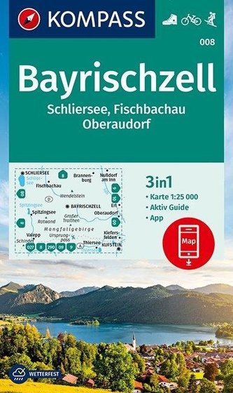 Bayrischzell, Schliersee, Fischbachau, Oberaudorf 1:25 000