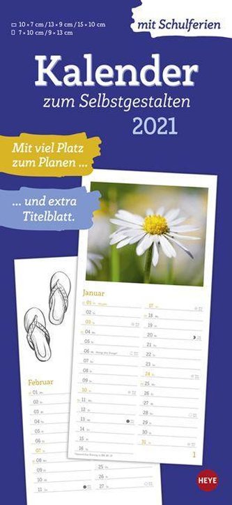 Kalender und Planer 2021 zum Selbstgestalten