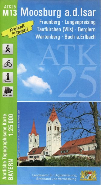 Moosburg an der Isar 1 : 25 000