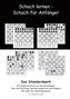 Schach lernen - Schach für Anfänger - Das Standardwerk