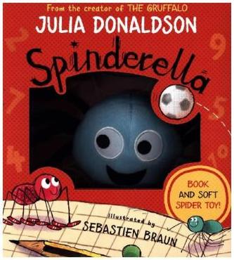 Spinderella Book & Plush Set