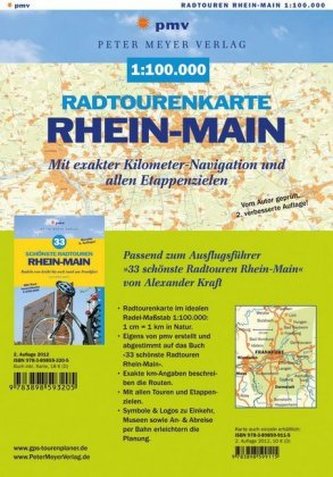 Radtourenkarte Rhein-Main