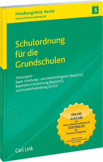 Schulordnung für die Grundschulen Schulordnung für die Grundschulen