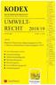 KODEX Umweltrecht 2018/19