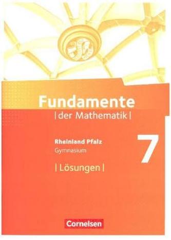 7. Schuljahr, Lösungen zum Schülerbuch