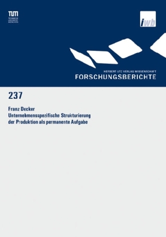 Unternehmensspezifische Strukturierung der Produktion als permanente Aufgabe