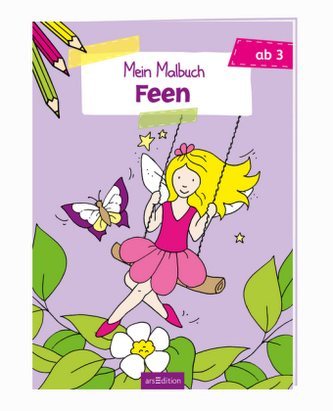 Malbuch ab 3 Jahren - Feen