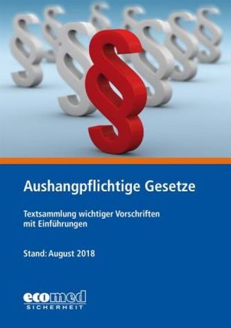 Aushangpflichtige Gesetze
