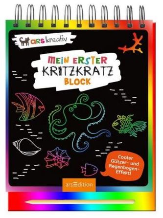 Mein erster Kritzkratz-Block, m. Sift