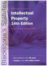 Blackstone's Statutes on Intellectual Property