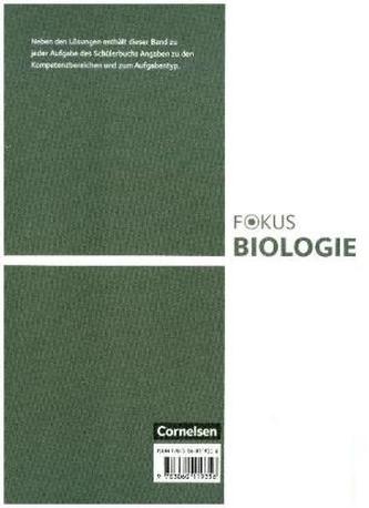 6. Jahrgangsstufe - Natur und Technik: Biologie, Lösungen