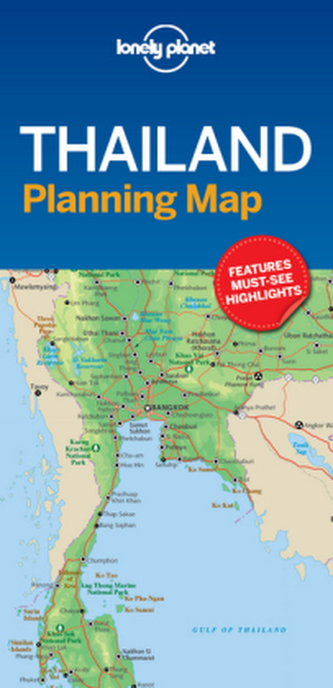 Lonely Planet Thailand Planning Map
