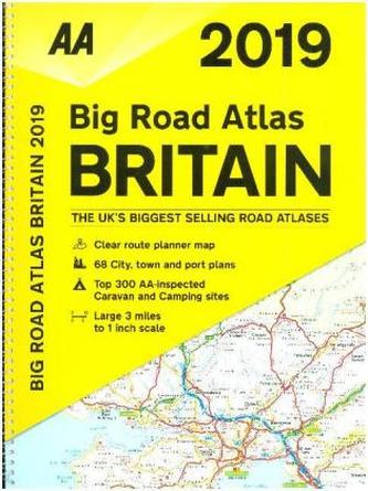 AA Big Road Atlas Britain 2019