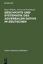 Geschichte und Systematik des adverbalen Dativs im Deutschen