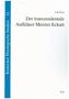 Der transzendentale Aufklärer Meister Eckart