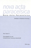 Nova Acta Paracelsica