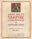 Anne Rice's Vampire Chronicles An Alphabettery