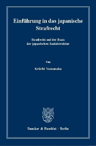 Einführung in das japanische Strafrecht.