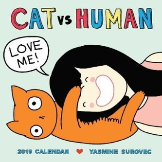 CAT vs. HUMAN 2019 Wall Calendar