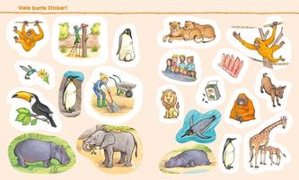 WAS IST WAS Kindergarten Malen Rätseln Stickern Im Zoo