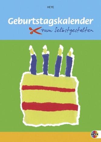 Geburtstagskalender zum Selbstgestalten klein (A4)