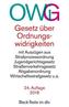 Gesetz über Ordnungswidrigkeiten
