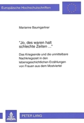 Jo, des waren halt schlechte Zeiten...