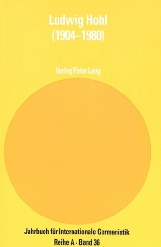 Ludwig Hohl (1904-1980)
