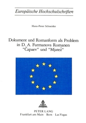 Dokument und Romanform als Problem in D.A. Furmanovs Romanen Capaev und Mjatez