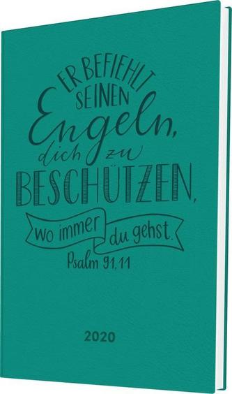 Terminplaner in Lederoptik 2020 - Er befiehlt seinen Engeln