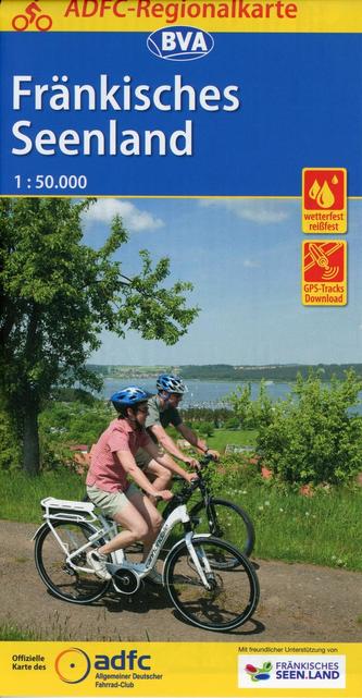 ADFC-Regionalkarte Fränkisches Seenland, 1:50.000, reiß- und wetterfest, GPS-Tracks Download