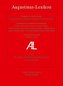 Augustinus-Lexikon Vol. 4, fasc. 7/8