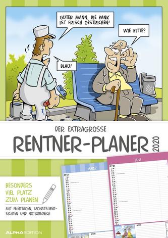 Der extragroße Rentner-Planer 2020 - Wandplaner A3 (30 x 42)